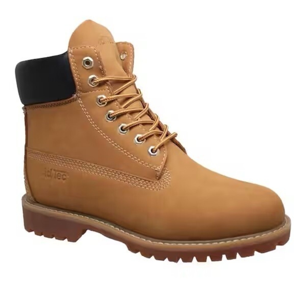 Ad Tec Women's 8803 6" Waterproof Steel Toe Work Boots Size 9 Nubuck Tan